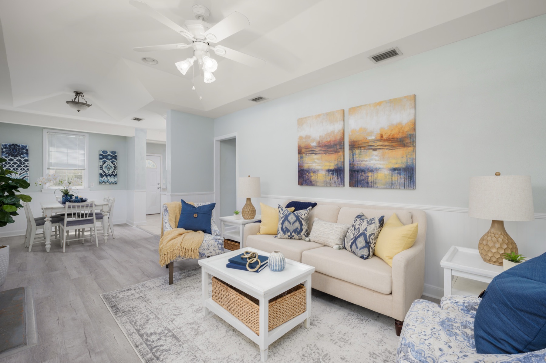 Parkwood staged living room